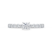 Load image into Gallery viewer, QRPT*49_00 Petite Prong Diamond Engagement Semi-Mount Ring
