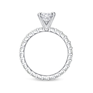 QRPT*49_00 Petite Prong Diamond Engagement Semi-Mount Ring