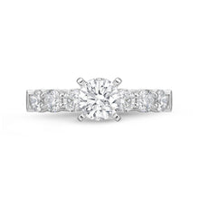 Load image into Gallery viewer, QRPT*51_00 Petite Prong Diamond Engagement Semi-Mount Ring
