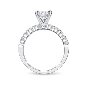 QRPT*52_00 Petite Prong Diamond Engagement Semi-Mount Ring