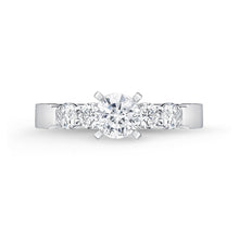 Load image into Gallery viewer, QRPT*53_00 Petite Prong Diamond Engagement Semi-Mount Ring
