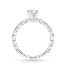 Load image into Gallery viewer, QRPT*73_00 Petite Prong Diamond Engagement Semi-Mount Ring
