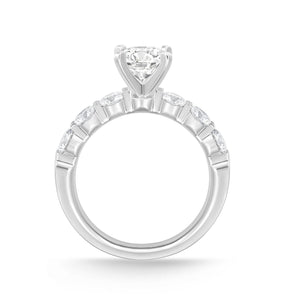 QRPT*87_00 Petite Prong Diamond Engagement Semi-Mount Ring