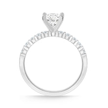 Load image into Gallery viewer, QRPT*93_00 Petite Prong Diamond Engagement Semi-Mount Ring
