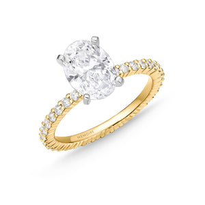 QRPT*19_00 Petite Prong Diamond Engagement Semi-Mount Ring