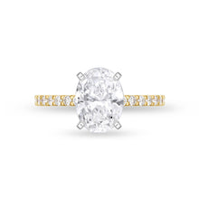 Load image into Gallery viewer, QRPT*19_00 Petite Prong Diamond Engagement Semi-Mount Ring
