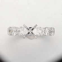 Load image into Gallery viewer, QRPT*91_00 Petite Prong Diamond Engagement Semi-Mount Ring
