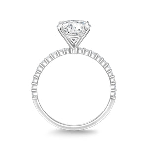 QRPT*69_00 Petite Prong Diamond Engagement Semi-Mount Ring