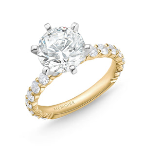 QRPT*94_00 Petite Prong Diamond Engagement Semi-Mount Ring