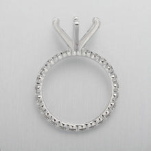 Load image into Gallery viewer, QRPT*95_00 Petite Prong Diamond Engagement Semi-Mount Ring
