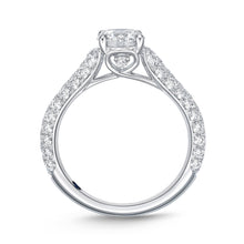 Load image into Gallery viewer, QRPV*05_00 Pave Diamond Engagement Semi-Mount Ring
