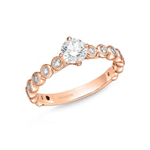 Load image into Gallery viewer, QRTU*16_00 Toujours Diamond Engagement Semi-Mount Ring
