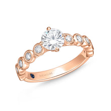 Load image into Gallery viewer, QRTU*17_00 Toujours Diamond Engagement Semi-Mount Ring
