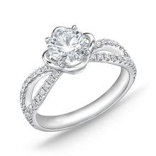 Load image into Gallery viewer, QRVG*51_00 Vintage Diamond Engagement Semi-Mount Ring
