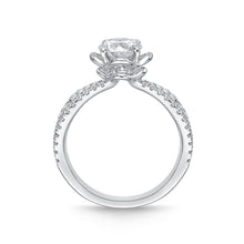 Load image into Gallery viewer, QRVG*51_00 Vintage Diamond Engagement Semi-Mount Ring
