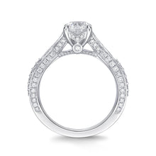Load image into Gallery viewer, QRVG*05_00 Vintage Diamond Engagement Semi-Mount Ring
