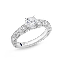 Load image into Gallery viewer, QRVG*07_00 Vintage Diamond Engagement Semi-Mount Ring
