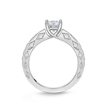 Load image into Gallery viewer, QRVG*07_00 Vintage Diamond Engagement Semi-Mount Ring
