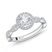 Load image into Gallery viewer, QRVG*09_00 Vintage Diamond Engagement Semi-Mount Ring

