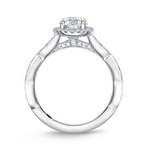 Load image into Gallery viewer, QRVG*09_00 Vintage Diamond Engagement Semi-Mount Ring
