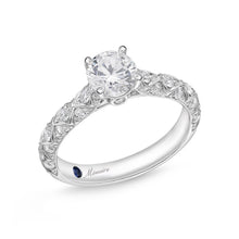 Load image into Gallery viewer, QRVG*17_00 Vintage Diamond Engagement Semi-Mount Ring
