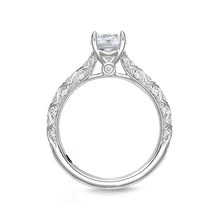 Load image into Gallery viewer, QRVG*17_00 Vintage Diamond Engagement Semi-Mount Ring
