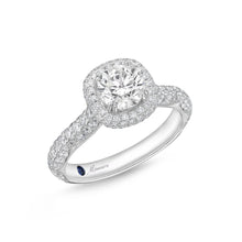 Load image into Gallery viewer, QRVG*18_00 Vintage Diamond Engagement Semi-Mount Ring

