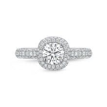 Load image into Gallery viewer, QRVG*18_00 Vintage Diamond Engagement Semi-Mount Ring
