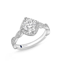 Load image into Gallery viewer, QRVG*19_00 Vintage Diamond Engagement Semi-Mount Ring
