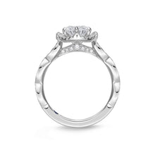Load image into Gallery viewer, QRVG*19_00 Vintage Diamond Engagement Semi-Mount Ring
