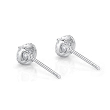 Load image into Gallery viewer, SEHA*07_00 Halo Diamond Studs Earrings
