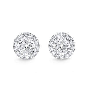 SEHA*15_00 Halo Diamond Studs Earrings