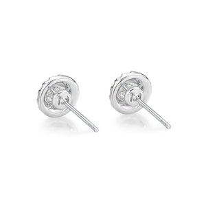 SEHA*15_00 Halo Diamond Studs Earrings