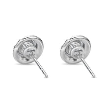 Load image into Gallery viewer, QEHA*21_00 Halo Diamond Studs Semi-Mount Earrings
