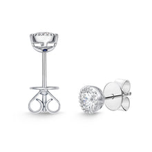 Load image into Gallery viewer, SETU*26_00 Toujours Diamond Solitaire Earrings
