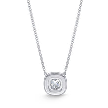 Load image into Gallery viewer, QNHA*20_00 Halo Diamond Classic Semi-Mount Necklace
