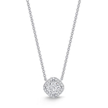 Load image into Gallery viewer, QNHA*21_00 Halo Diamond Classic Semi-Mount Necklace
