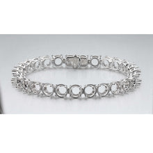 Load image into Gallery viewer, ZBDD102_00 Diamond Line Bracelet Mounting
