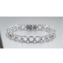 Load image into Gallery viewer, ZBDD104_00 Diamond Line Bracelet Mounting
