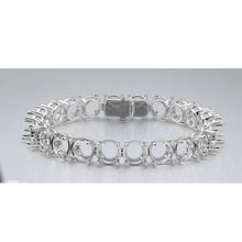 Load image into Gallery viewer, ZBDD105_00 Diamond Line Bracelet Mounting
