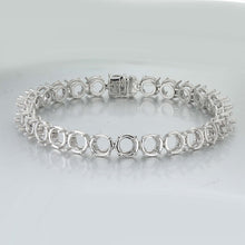 Load image into Gallery viewer, ZBDD141_00 Diamond Line Bracelet Mounting
