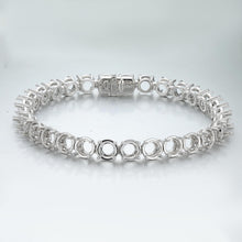 Load image into Gallery viewer, ZBDD194_00 Diamond Line Bracelet Mounting
