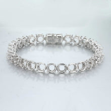 Load image into Gallery viewer, ZBDD195_00 Diamond Line Bracelet Mounting
