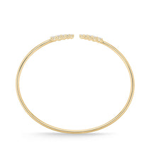 Load image into Gallery viewer, FGFX252_00 U-Basket Diamond Flexi Bangle
