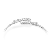 Load image into Gallery viewer, FGFX253_00 U-Basket Diamond Flexi Bangle
